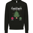 Christmas Is Calling Funny Xmas Phone Kids Sweatshirt Jumper Black