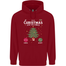 Christmas Is Calling Funny Xmas Phone Mens 80% Cotton Hoodie Red