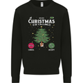 Christmas Is Calling Funny Xmas Phone Mens Sweatshirt Jumper Black
