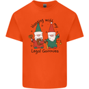 Christmas Legal Gnomes Funny Law Solicitor Mens Cotton T-Shirt Tee Top Orange
