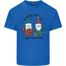 Christmas Legal Gnomes Funny Law Solicitor Mens Cotton T-Shirt Tee Top Royal Blue