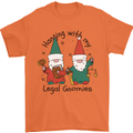 Christmas Legal Gnomes Funny Law Solicitor Mens T-Shirt 100% Cotton Orange