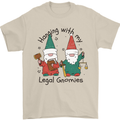 Christmas Legal Gnomes Funny Law Solicitor Mens T-Shirt 100% Cotton Sand