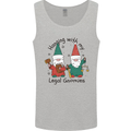Christmas Legal Gnomes Funny Law Solicitor Mens Vest Tank Top Sports Grey