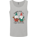 Christmas Legal Gnomes Funny Law Solicitor Mens Vest Tank Top Sports Grey