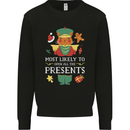 Christmas Nutcracker Presents Funny Xmas Kids Sweatshirt Jumper Black