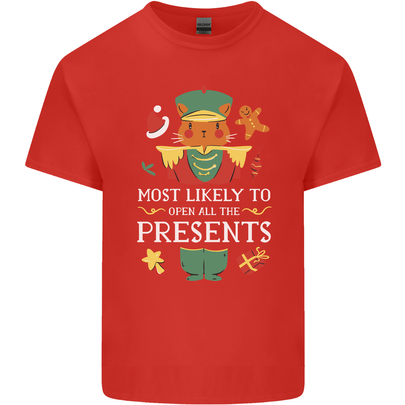 Christmas Nutcracker Presents Funny Xmas Kids T-Shirt Childrens Red