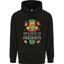 Christmas Nutcracker Presents Funny Xmas Mens 80% Cotton Hoodie Black