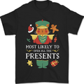 Christmas Nutcracker Presents Funny Xmas Mens T-Shirt 100% Cotton Black