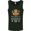 Christmas Nutcracker Presents Funny Xmas Mens Vest Tank Top Black