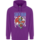 Christmas Parody Santalorian Funny Xmas Childrens Kids Hoodie Purple