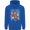 Christmas Parody Santalorian Funny Xmas Childrens Kids Hoodie Royal Blue