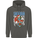 Christmas Parody Santalorian Funny Xmas Childrens Kids Hoodie Storm Grey