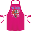 Christmas Parody Santalorian Funny Xmas Cotton Apron 100% Organic Pink