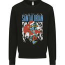 Christmas Parody Santalorian Funny Xmas Kids Sweatshirt Jumper Black