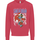 Christmas Parody Santalorian Funny Xmas Kids Sweatshirt Jumper Heliconia