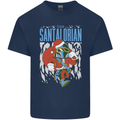 Christmas Parody Santalorian Funny Xmas Kids T-Shirt Childrens Navy Blue