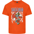 Christmas Parody Santalorian Funny Xmas Kids T-Shirt Childrens Orange