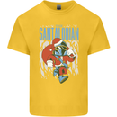 Christmas Parody Santalorian Funny Xmas Kids T-Shirt Childrens Yellow