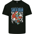 Christmas Parody Santalorian Funny Xmas Mens Cotton T-Shirt Tee Top Black