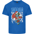 Christmas Parody Santalorian Funny Xmas Mens Cotton T-Shirt Tee Top Royal Blue