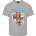 Christmas Parody Santalorian Funny Xmas Mens Cotton T-Shirt Tee Top Sports Grey