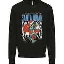 Christmas Parody Santalorian Funny Xmas Mens Sweatshirt Jumper Black