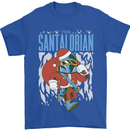 Christmas Parody Santalorian Funny Xmas Mens T-Shirt 100% Cotton Royal Blue