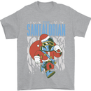 Christmas Parody Santalorian Funny Xmas Mens T-Shirt 100% Cotton Sports Grey