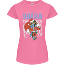 Christmas Parody Santalorian Funny Xmas Womens Petite Cut T-Shirt Azalea