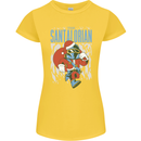 Christmas Parody Santalorian Funny Xmas Womens Petite Cut T-Shirt Yellow