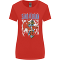 Christmas Parody Santalorian Funny Xmas Womens Wider Cut T-Shirt Red