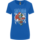 Christmas Parody Santalorian Funny Xmas Womens Wider Cut T-Shirt Royal Blue