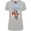 Christmas Parody Santalorian Funny Xmas Womens Wider Cut T-Shirt Sports Grey