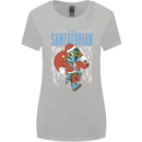 Christmas Parody Santalorian Funny Xmas Womens Wider Cut T-Shirt Sports Grey