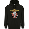 Christmas Praying Santa Christian Christianity God Childrens Kids Hoodie Black