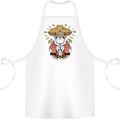 Christmas Praying Santa Christian Christianity God Cotton Apron 100% Organic White