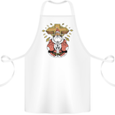 Christmas Praying Santa Christian Christianity God Cotton Apron 100% Organic White