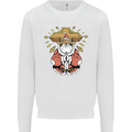 Christmas Praying Santa Christian Christianity God Kids Sweatshirt Jumper White