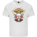 Christmas Praying Santa Christian Christianity God Mens Cotton T-Shirt Tee Top White