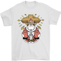 Christmas Praying Santa Christian Christianity God Mens T-Shirt 100% Cotton White