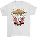 Christmas Praying Santa Christian Christianity God Mens T-Shirt 100% Cotton White
