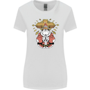 Christmas Praying Santa Christian Christianity God Womens Wider Cut T-Shirt White