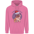 Christmas Pug Dog Xmas Mens 80% Cotton Hoodie Azelea