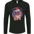 Christmas Pug Dog Xmas Mens Long Sleeve T-Shirt Black