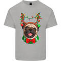 Christmas Pug Xmas Dog Kids T-Shirt Childrens Sports Grey