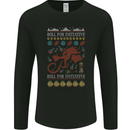 Christmas RPG Dragon Role Play Games Xmas Mens Long Sleeve T-Shirt Black