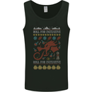 Christmas RPG Dragon Role Play Games Xmas Mens Vest Tank Top Black