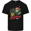 Christmas Ramen Funny Xmas Food Mens Cotton T-Shirt Tee Top Black