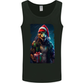 Christmas Reptile Dinosaur T-Rex Xmas Mens Vest Tank Top Black